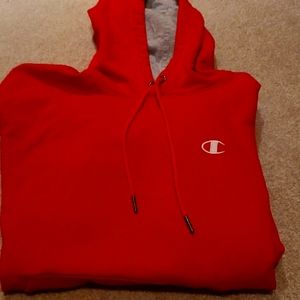 Men's Red Champions Hoodie